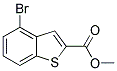 4-BROMO-BENZO[B]THIOPHENE-2-CARBOXYLIC ACID METHYL ESTER Struktur