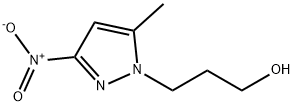 3-(5-METHYL-3-NITRO-PYRAZOL-1-YL)-PROPAN-1-OL Struktur