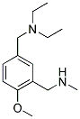 (5-[(DIETHYLAMINO)METHYL]-2-METHOXYBENZYL)METHYLAMINE Struktur