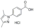 4-(3,5-DIMETHYL-1H-PYRAZOL-1-YL)BENZOIC ACIDHYDROCHLORIDE Struktur