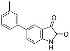 5-(3-METHYLPHENYL)-1H-INDOLE-2,3-DIONE Struktur