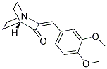 2-(3,4-DIMETHOXY-BENZYLIDENE)-1-AZA-BICYCLO[2.2.2]OCTAN-3-ONE Struktur