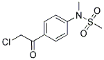 N-[4-(CHLOROACETYL)PHENYL]-N-METHYLMETHANESULFONAMIDE Struktur