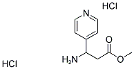 3-AMINO-3-PYRIDIN-4-YL-PROPIONIC ACID METHYL ESTER DIHYDROCHLORIDE Struktur