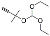 3-(DIETHOXYMETHOXY)-3-METHYL-1-BUTYNE Struktur