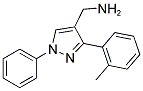 [3-(2-METHYLPHENYL)-1-PHENYL-1H-PYRAZOL-4-YL]METHYLAMINE Struktur