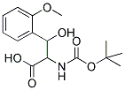 2-TERT-BUTOXYCARBONYLAMINO-3-HYDROXY-3-(2-METHOXY-PHENYL)-PROPIONIC ACID Struktur