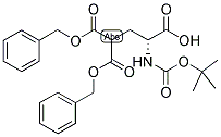 BOC-D-GLA(OBZL)2-OH Struktur