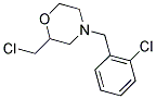 4-(2-CHLOROBENZYL)-2-(CHLOROMETHYL)MORPHOLINE Struktur