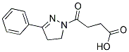 4-OXO-4-(3-PHENYL-4,5-DIHYDRO-1H-PYRAZOL-1-YL)BUTANOIC ACID Struktur