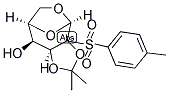 1,6-ANHYDRO-2,3-O-ISOPROPYLIDENE-2-TOSYL-BETA-D-GALACTOPYRANOSE Struktur