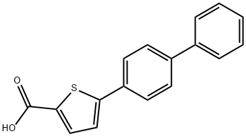 5-(1,1'-BIPHENYL-4-YL)THIOPHENE-2-CARBOXYLIC ACID Struktur