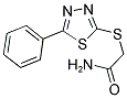 2-[(5-PHENYL-1,3,4-THIADIAZOL-2-YL)SULFANYL]ACETAMIDE Struktur