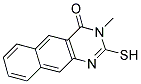 2-MERCAPTO-3-METHYLBENZO[G]QUINAZOLIN-4(3H)-ONE Struktur