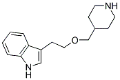 3-[2-(4-PIPERIDINYLMETHOXY)ETHYL]-1H-INDOLE Struktur