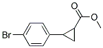 METHYL 2-(4-BROMOPHENYL)CYCLOPROPANECARBOXYLATE Struktur