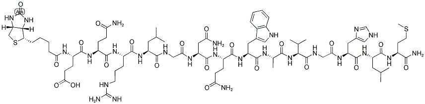 BIOTIN-BOMBESIN Struktur