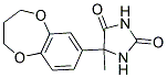 5-(3,4-DIHYDRO-2H-1,5-BENZODIOXEPIN-7-YL)-5-METHYLIMIDAZOLIDINE-2,4-DIONE Struktur