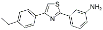 3-[4-(4-ETHYL-PHENYL)-THIAZOL-2-YL]-PHENYLAMINE Struktur