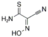 (2Z)-2-CYANO-2-(HYDROXYIMINO)ETHANETHIOAMIDE Struktur