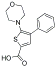 5-MORPHOLIN-4-YL-4-PHENYLTHIOPHENE-2-CARBOXYLIC ACID Struktur