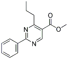 METHYL-2-PHENYL-4-PROPYL-5-PYRIMIDINE CARBOXYLATE Struktur