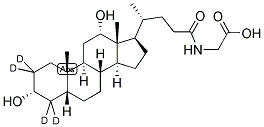 GLYCODEOXYCHOLIC-2,2,4,4-D4 ACID Struktur