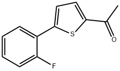 1-[5-(2-FLUOROPHENYL)-2-THIENYL]ETHANONE Struktur