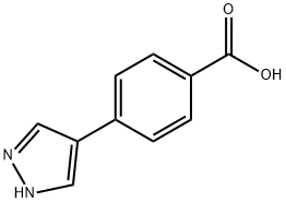 4-(1H-PYRAZOL-4-YL)BENZOIC ACID Struktur