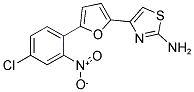 4-[5-(4-CHLORO-2-NITRO-PHENYL)-FURAN-2-YL]-THIAZOL-2-YLAMINE Struktur