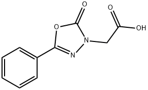 (2-OXO-5-PHENYL-1,3,4-OXADIAZOL-3(2H)-YL)ACETIC ACID Struktur