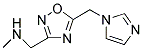 ([5-(1H-IMIDAZOL-1-YLMETHYL)-1,2,4-OXADIAZOL-3-YL]METHYL)METHYLAMINE Struktur