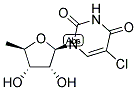 5-CHLORO-5'-DEOXYURIDINE Struktur