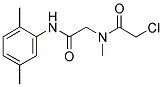 2-CHLORO-N-[2-[(2,5-DIMETHYLPHENYL)AMINO]-2-OXOETHYL]-N-METHYLACETAMIDE Struktur