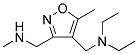 N-ETHYL-N-((5-METHYL-3-[(METHYLAMINO)METHYL]-4-ISOXAZOLYL)METHYL)ETHANAMINE Struktur