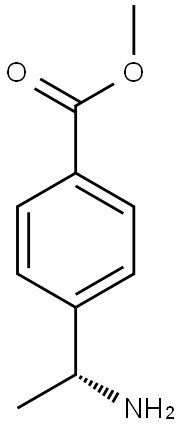 (R)-METHYL 4-(1-AMINOETHYL)BENZOATE Struktur