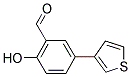 2-HYDROXY-5-(3-THIENYL)BENZALDEHYDE Struktur