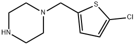 1-[(5-CHLOROTHIEN-2-YL)METHYL]PIPERAZINE Struktur