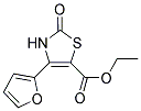 4-FURAN-2-YL-2-OXO-2,3-DIHYDRO-THIAZOLE-5-CARBOXYLIC ACID ETHYL ESTER Struktur