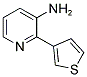 2-THIOPHEN-3-YL-PYRIDIN-3-YLAMINE Struktur