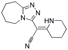 (2Z)-2-PIPERIDINYLIDENE(6,7,8,9-TETRAHYDRO-5H-[1,2,4]TRIAZOLO[4,3-A]AZEPIN-3-YL)ETHANENITRILE Struktur