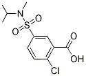 2-CHLORO-5-[[ISOPROPYL(METHYL)AMINO]SULFONYL]BENZOIC ACID Struktur