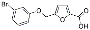 5-[(3-BROMOPHENOXY)METHYL]-2-FUROIC ACID Struktur
