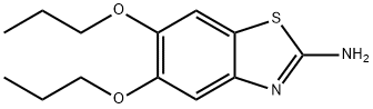 5,6-DIPROPOXY-1,3-BENZOTHIAZOL-2-AMINE Struktur