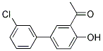 1-(3'-CHLORO-4-HYDROXY[1,1'-BIPHENYL]-3-YL)ETHANONE Struktur