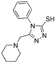 4-PHENYL-5-(PIPERIDIN-1-YLMETHYL)-4H-1,2,4-TRIAZOLE-3-THIOL Struktur