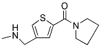 N-METHYL[5-(1-PYRROLIDINYLCARBONYL)-3-THIENYL]METHANAMINE Struktur