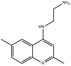 N1-(2,6-DIMETHYL-QUINOLIN-4-YL)-ETHANE-1,2-DIAMINE Struktur