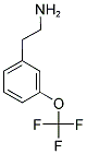 (2-[3-(TRIFLUOROMETHOXY)PHENYL]ETHYL)AMINE Struktur