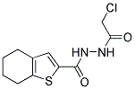 N'-(2-CHLOROACETYL)-4,5,6,7-TETRAHYDRO-1-BENZOTHIOPHENE-2-CARBOHYDRAZIDE Struktur